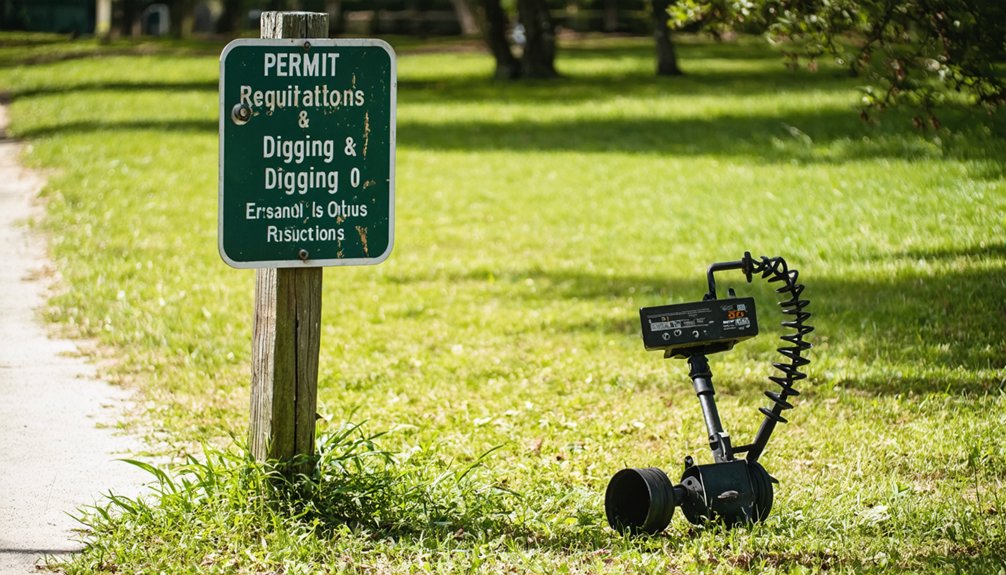 respect park rules dig responsibly