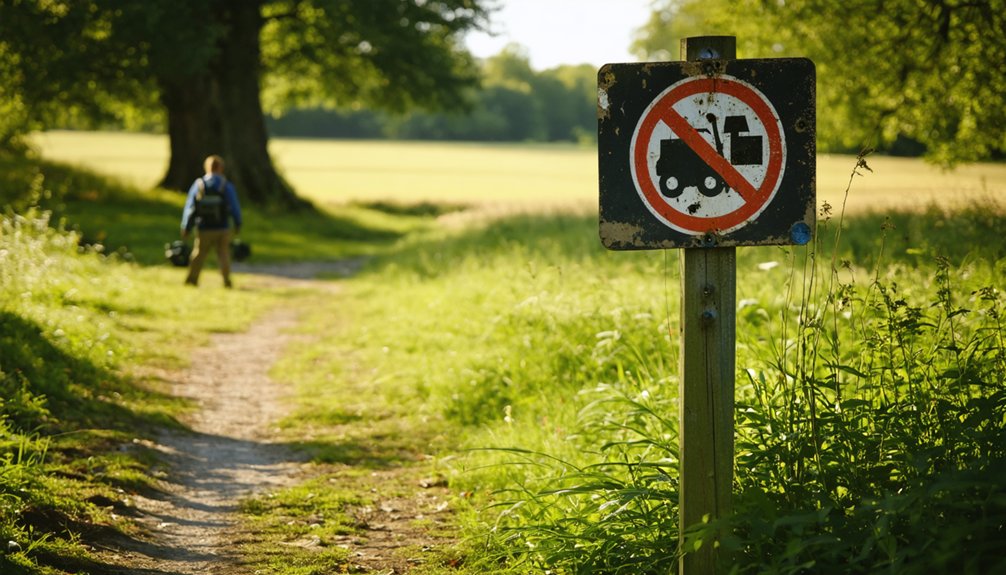 restricted areas for detecting