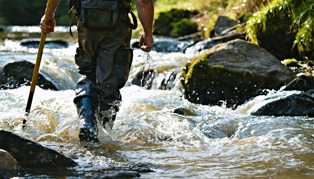 safe wading balance techniques