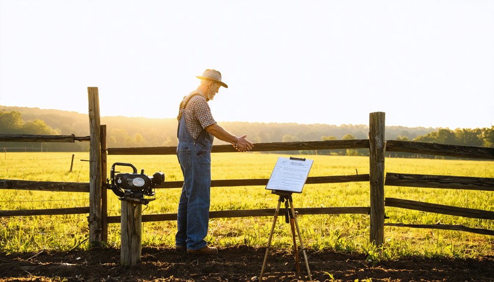 secure landowner s written permission