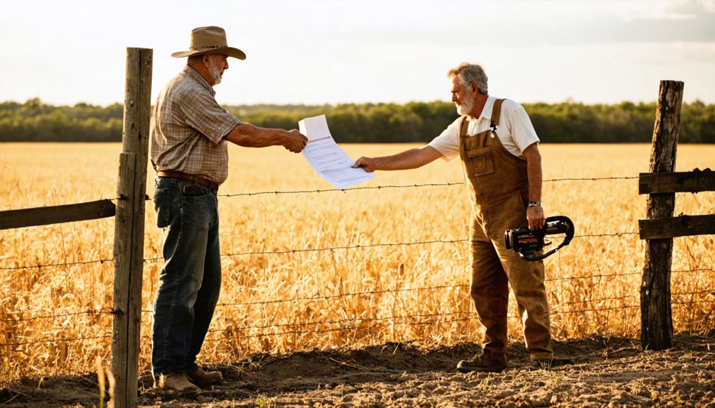 secure written landowner permission