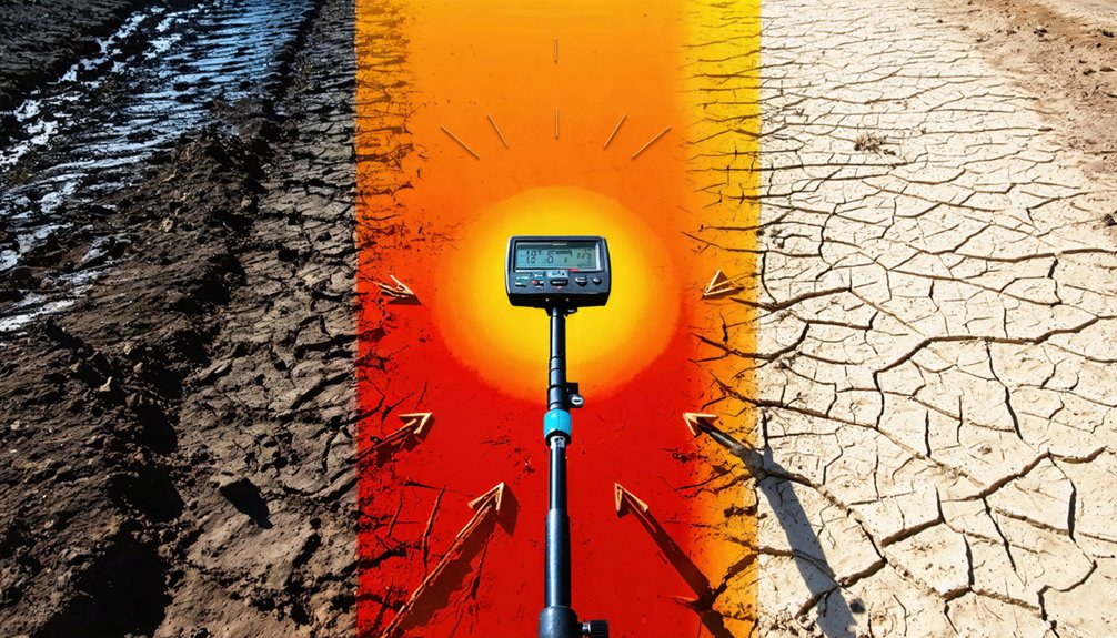 soil conditions affect detection