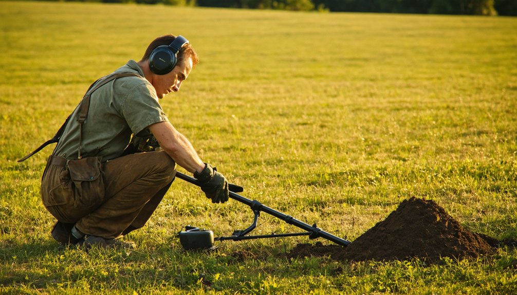 treasure hunting with detectors