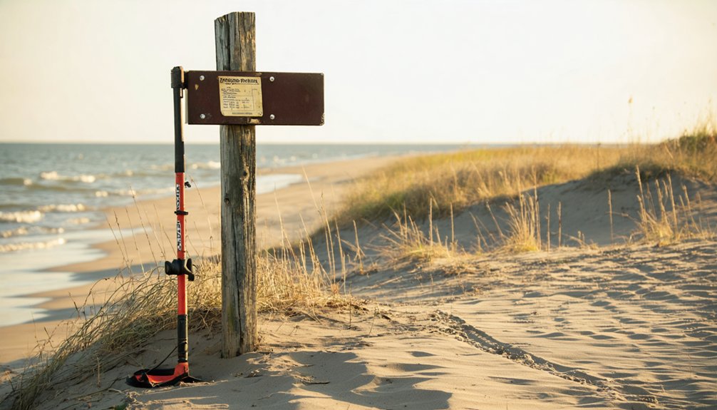 vermilion beach detecting regulations