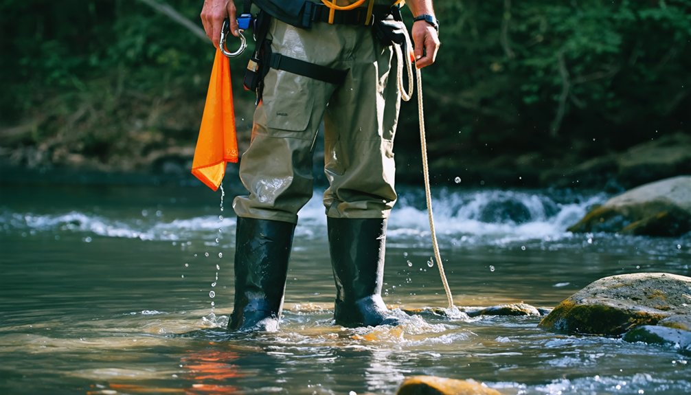wading safety for detectorists