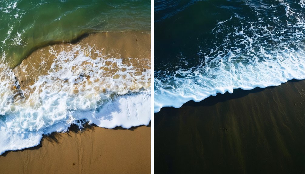 wave behavior during tides