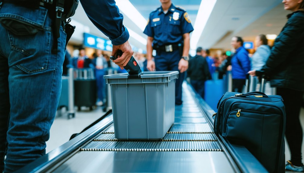 air travel with detectors