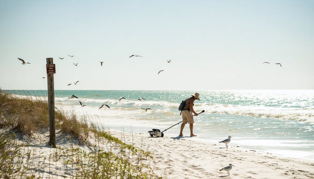 beach detecting regulations compliance