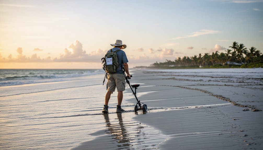 beach zone metal detecting rules