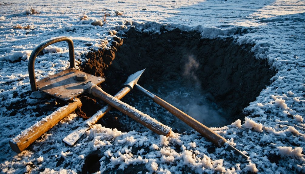 check frost depth first