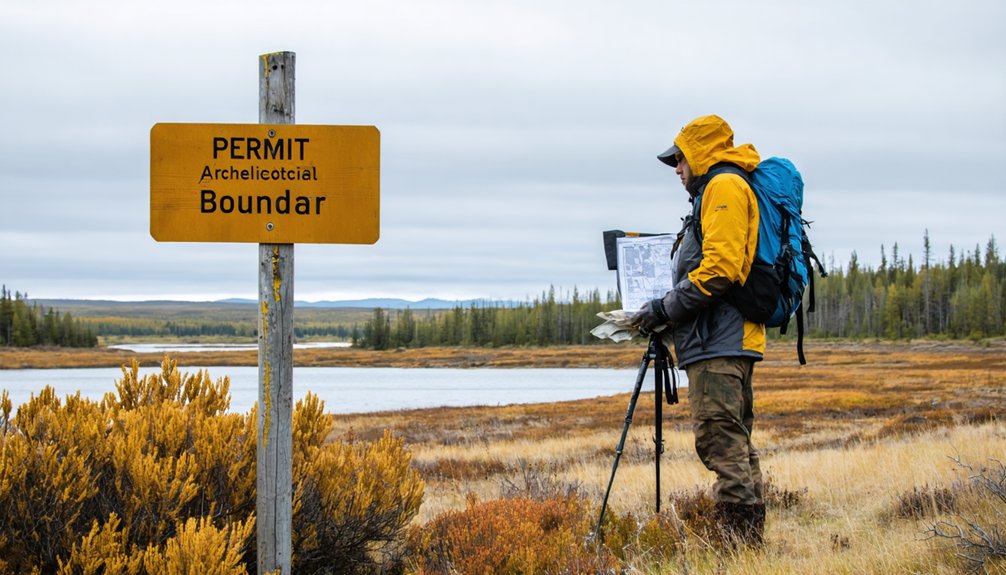 check land status beforehand