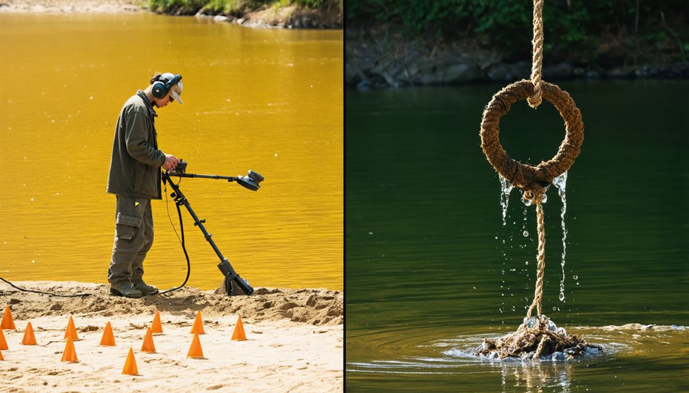 comparing treasure hunting techniques