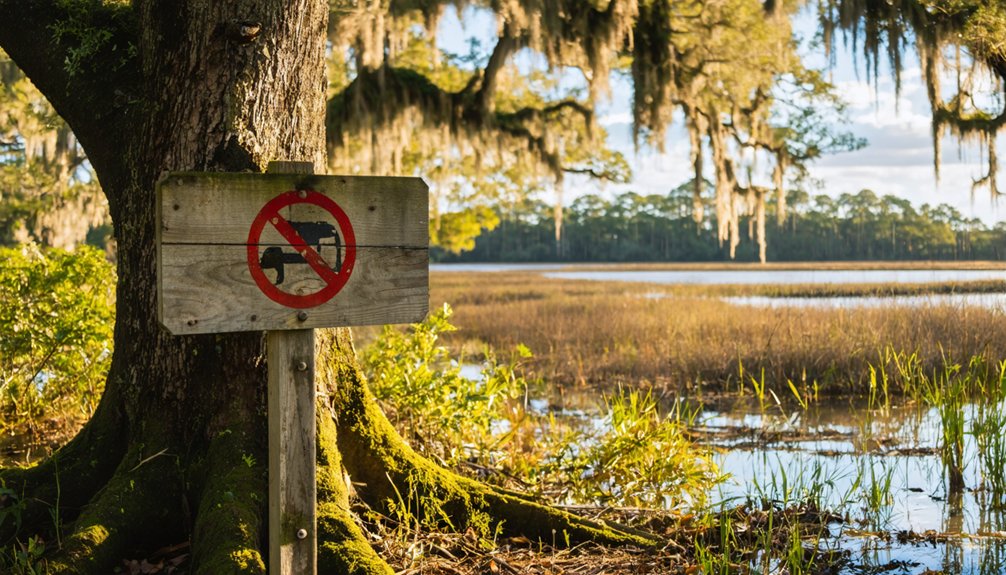 county parks prohibit detecting