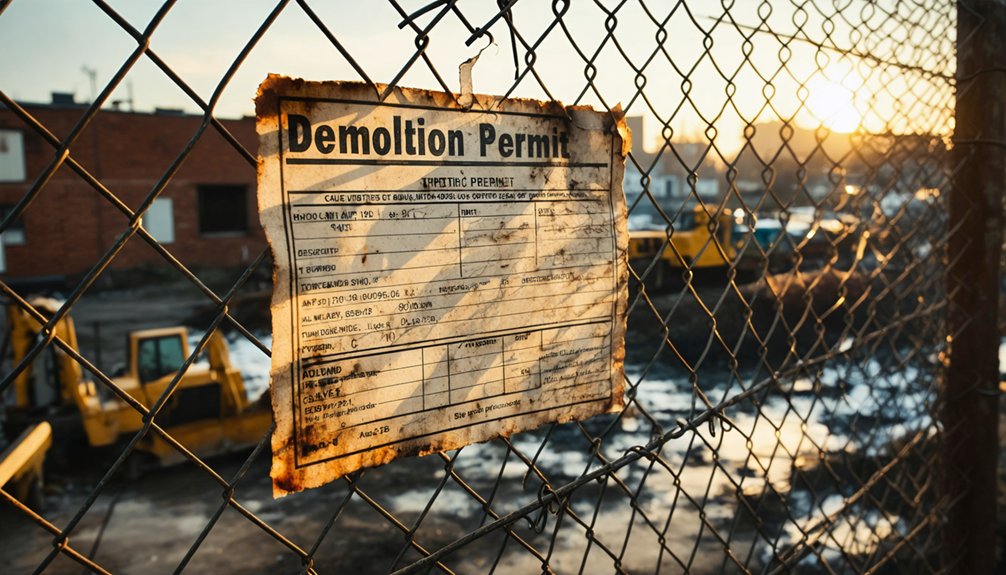 demolition permits contain safety and compliance records