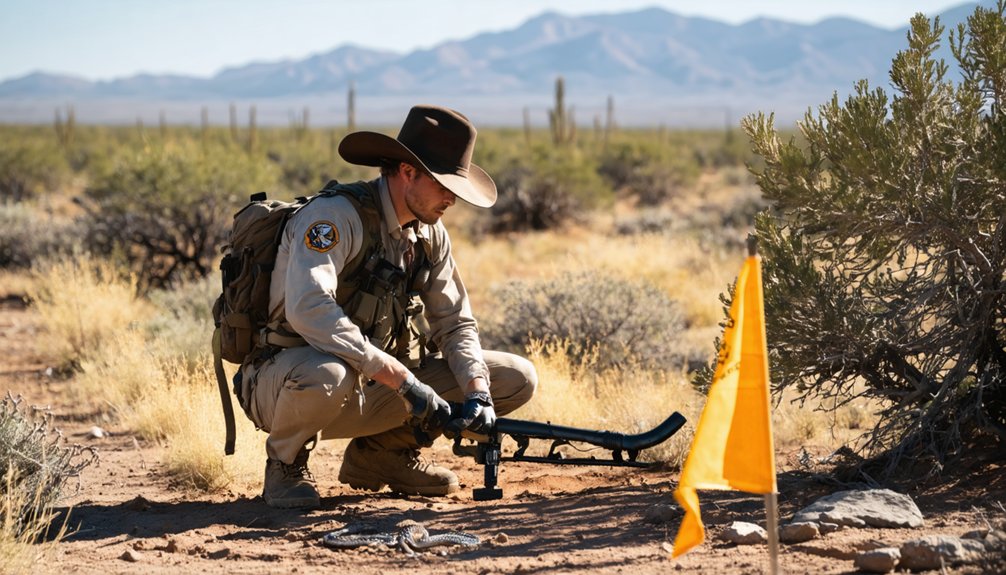 desert detecting safety precautions