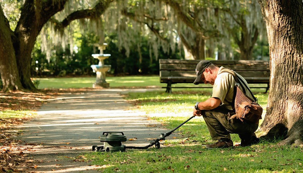 detect in developed recreational areas