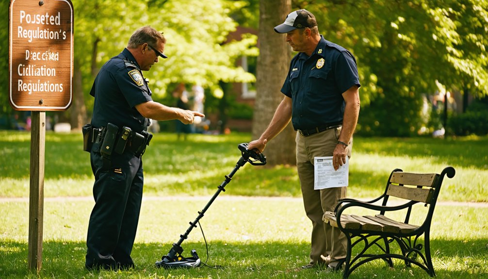 detecting fines and restrictions
