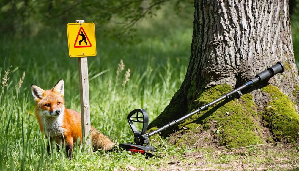 detecting metals conserving wildlife