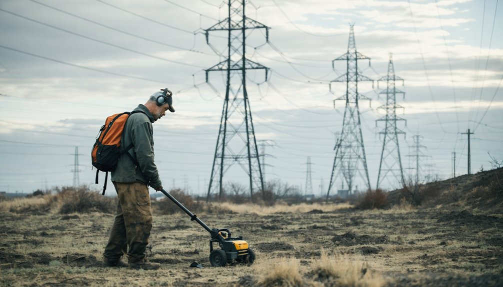detecting near power lines