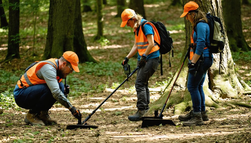 detecting safely with partner