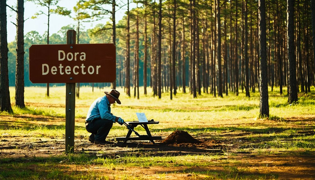 dora metal detecting regulations