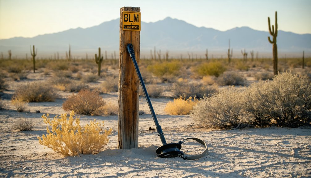 federal land metal detecting regulations