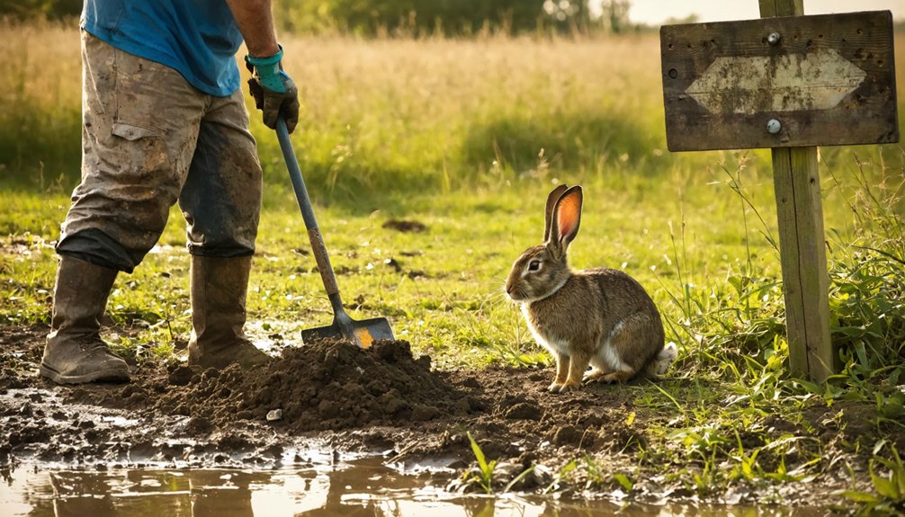 fill holes to protect wildlife