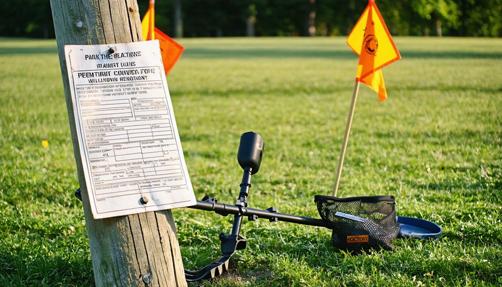 follow legal metal detecting guidelines