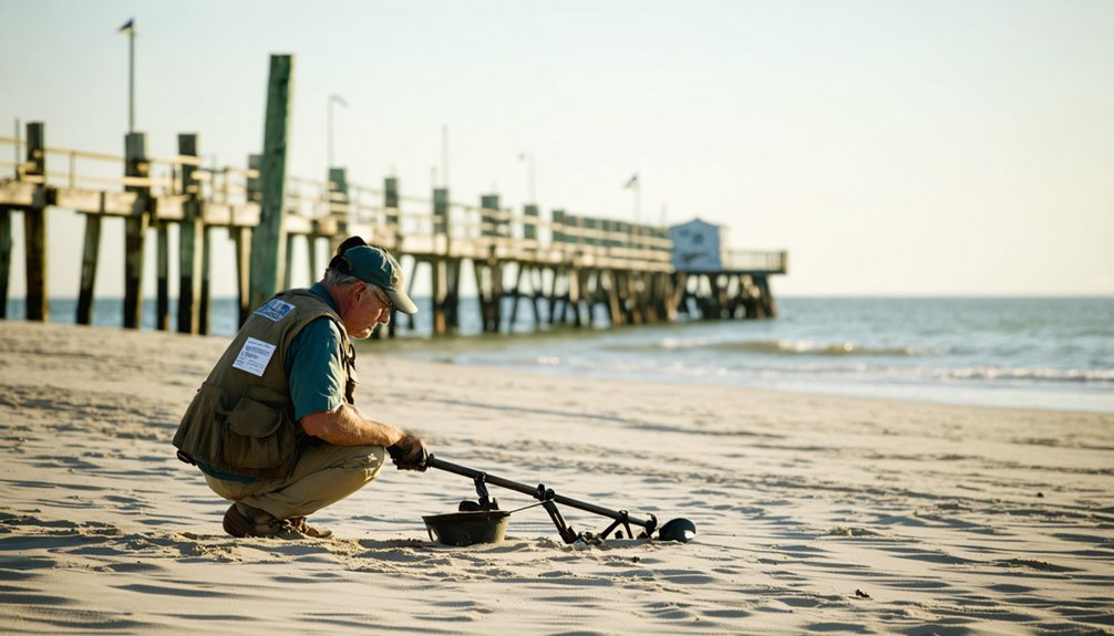 folly beach metal detecting regulations