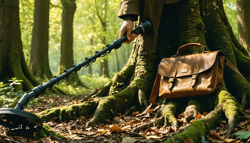 forests treasure metal detecting