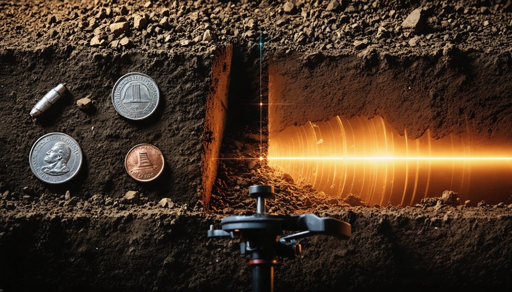 frequency influences detection depth