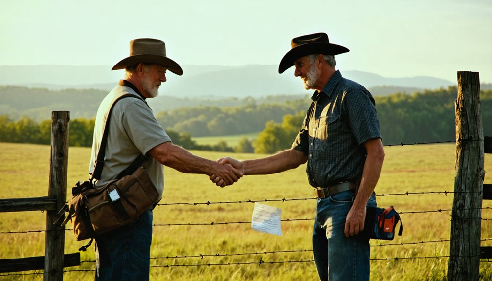 get written landowner permission
