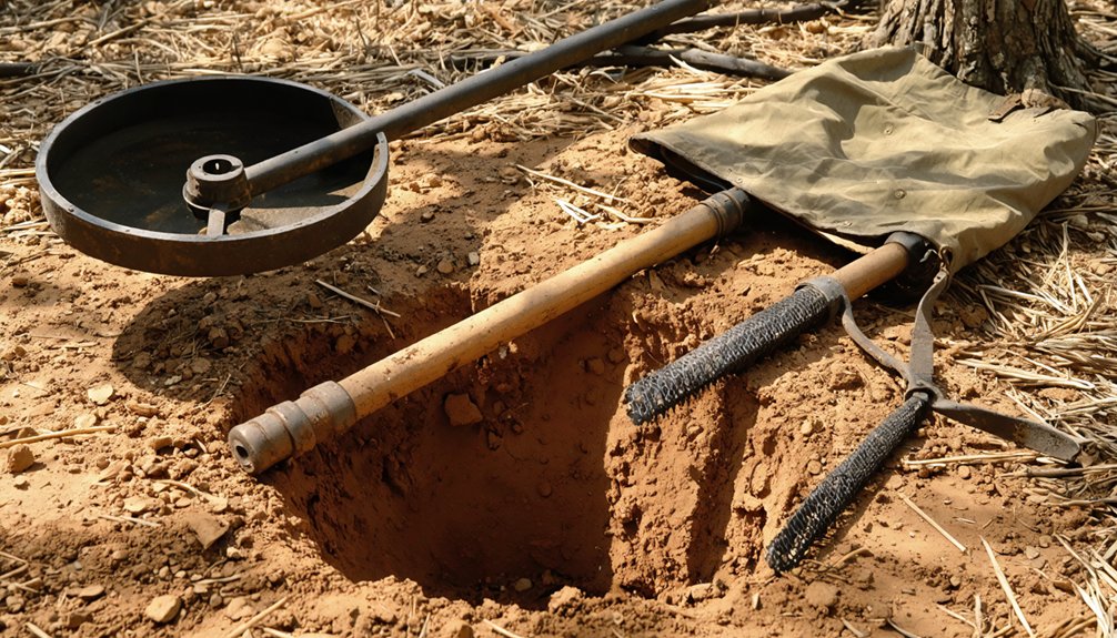 handheld tools shallow digging