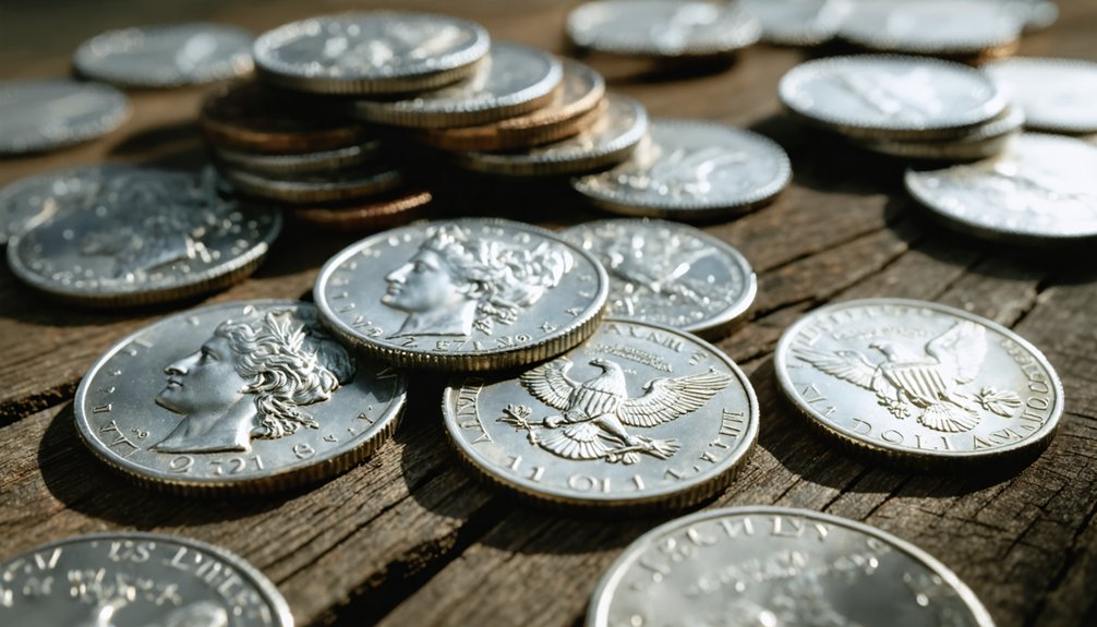 history of silver dollar