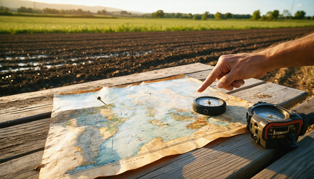 identify sites through maps