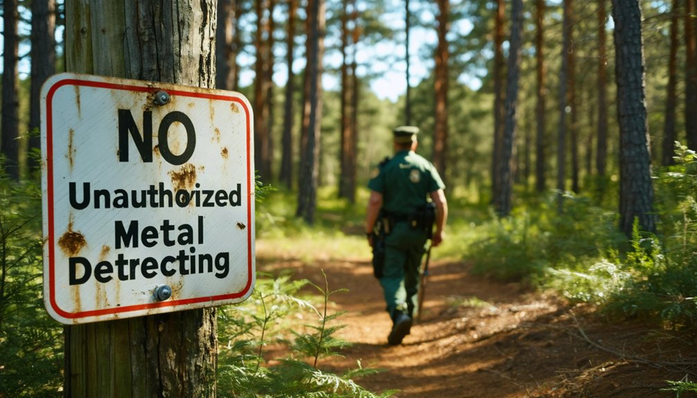 illegal detecting consequences in georgia