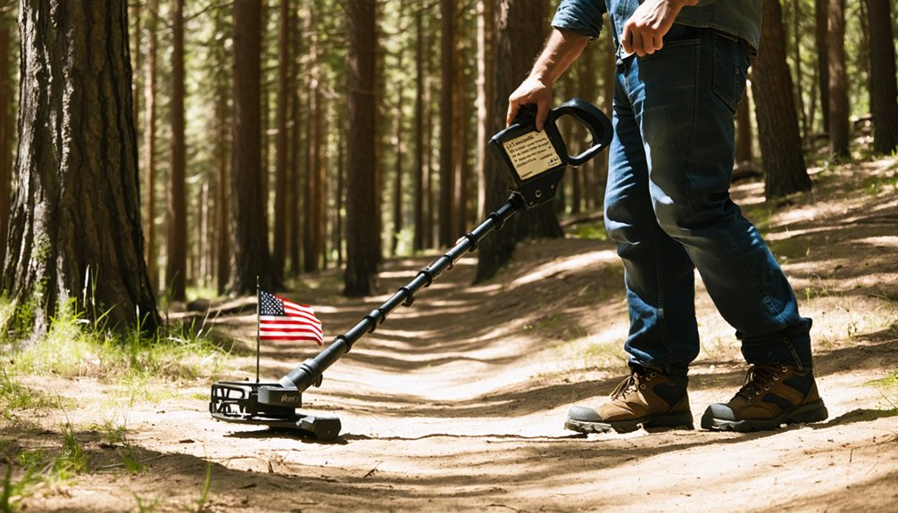 la pine metal detecting rules