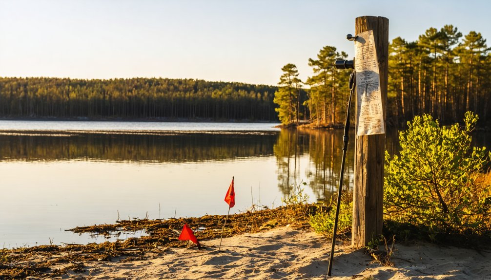 lake beach metal detecting regulations