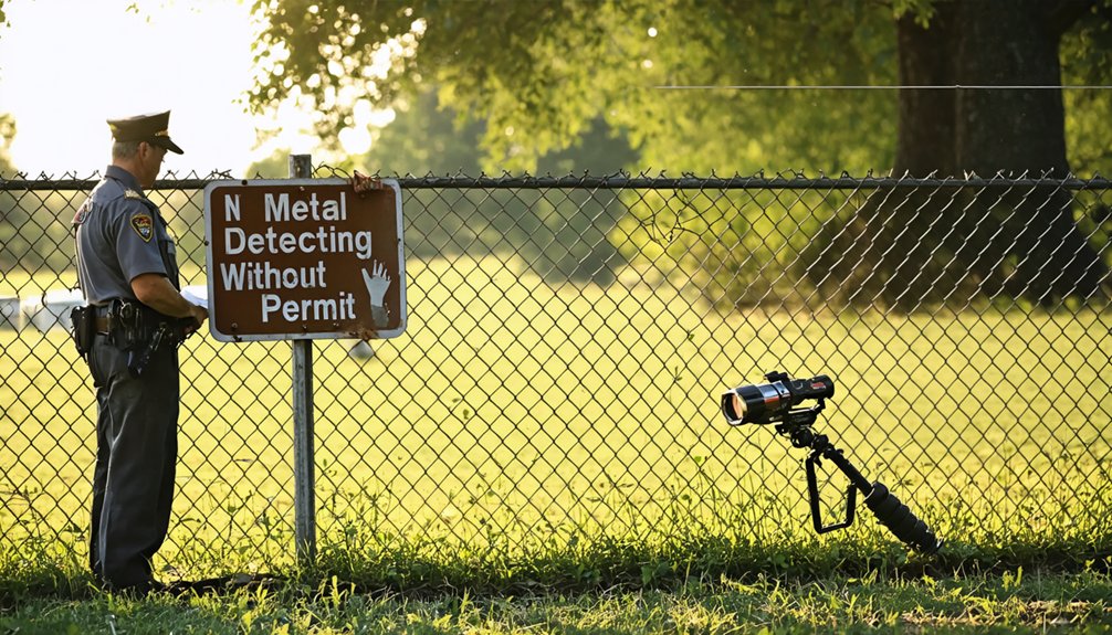 legal consequences for metal detecting