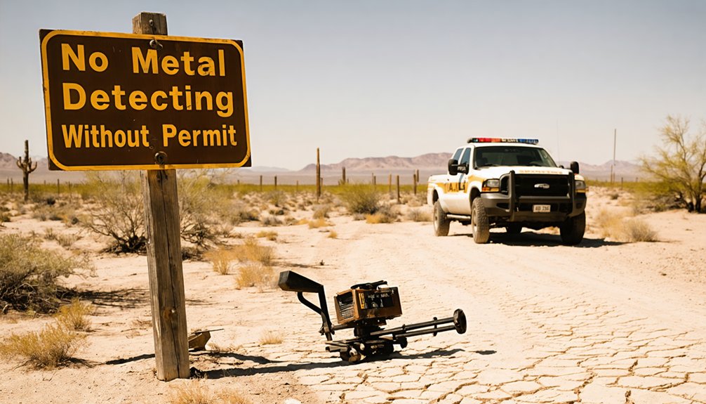 legal consequences for unauthorized detecting