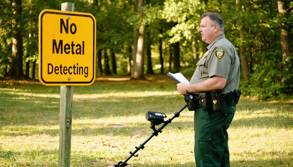 legal consequences of unauthorized detecting
