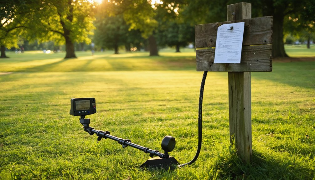 legal detecting land guidelines