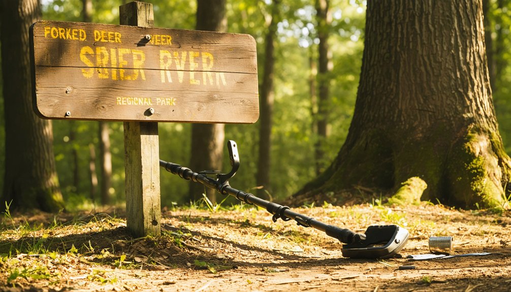 legal metal detecting areas