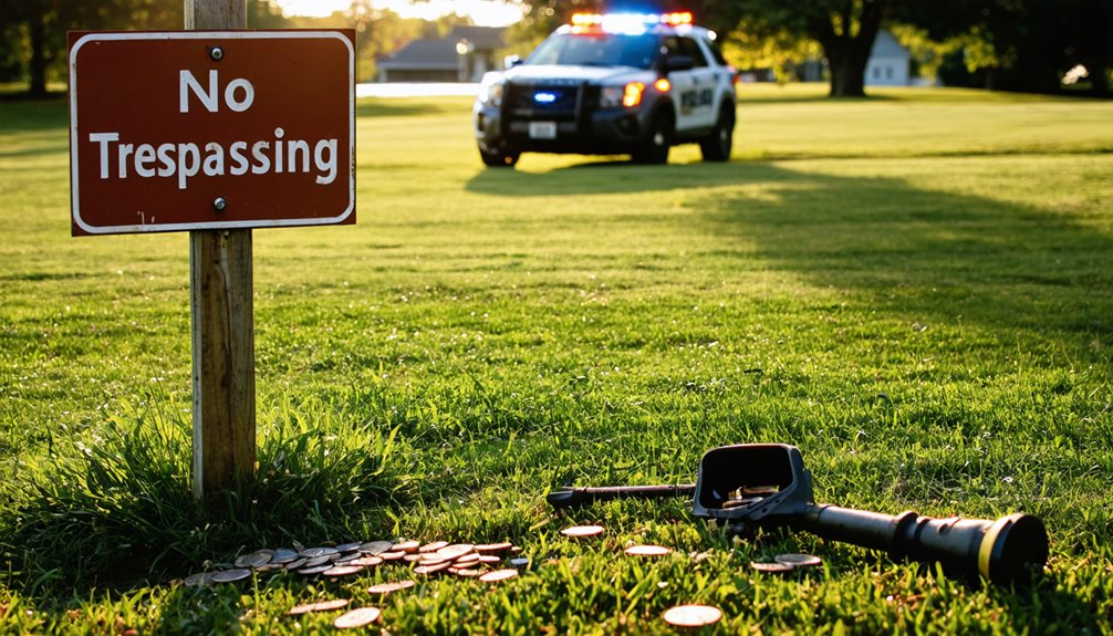 legal penalties for unauthorized detecting