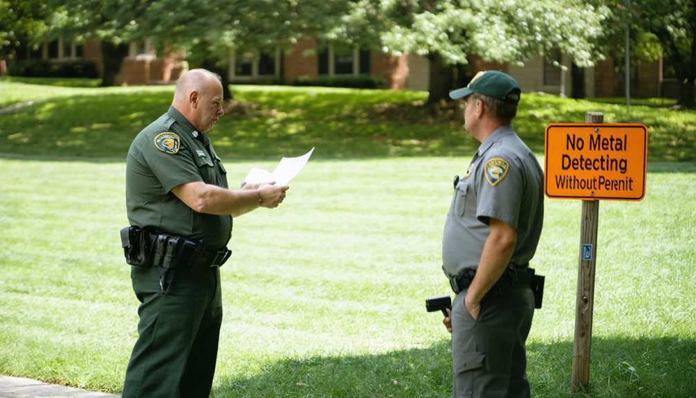 legal penalties for unauthorized detecting