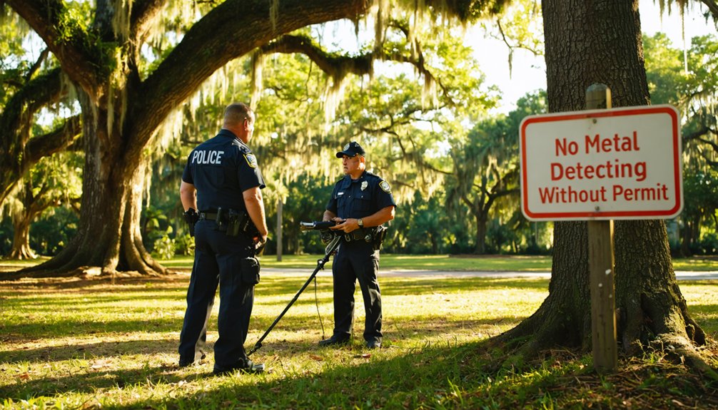 legal risks of unauthorized detecting