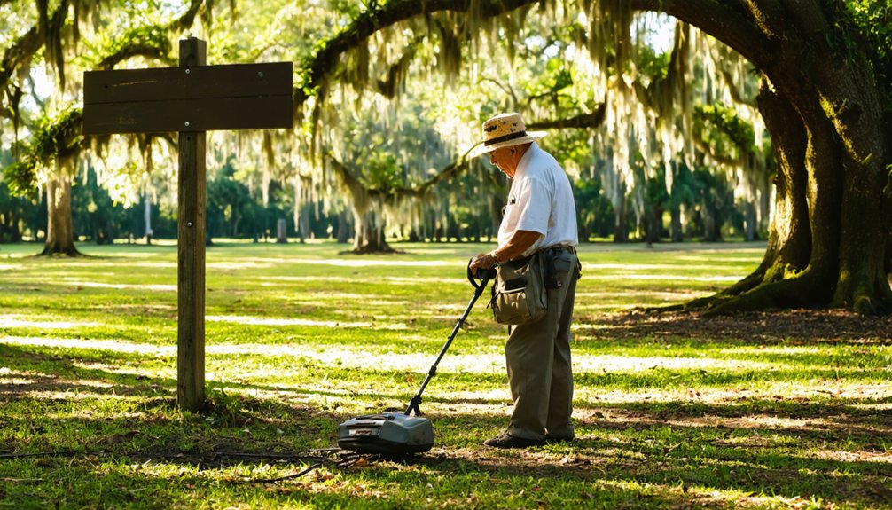 live oak metal detecting regulations