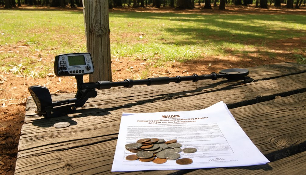 maiden metal detecting regulations