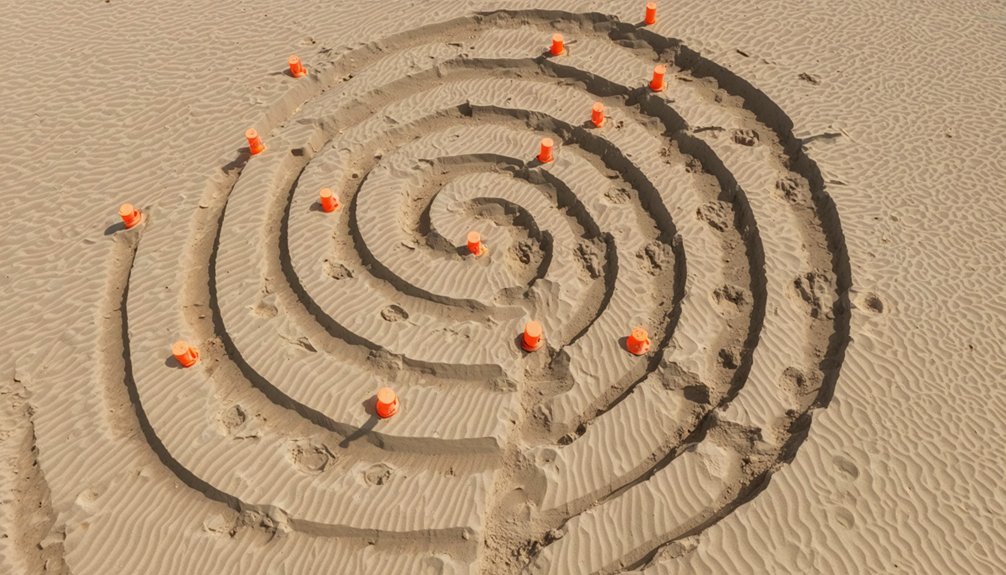 maintain consistent spiral pattern
