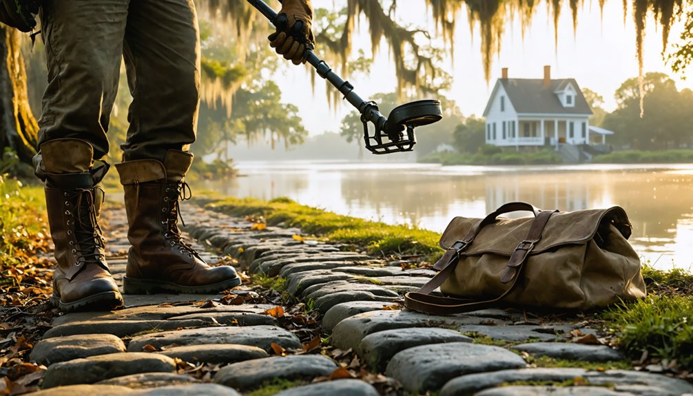 metal detecting in savannah